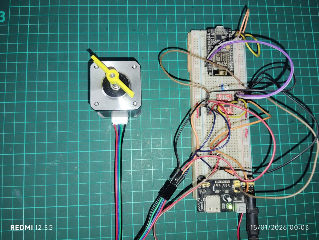 Stepper motor interfacing with NodeMCU