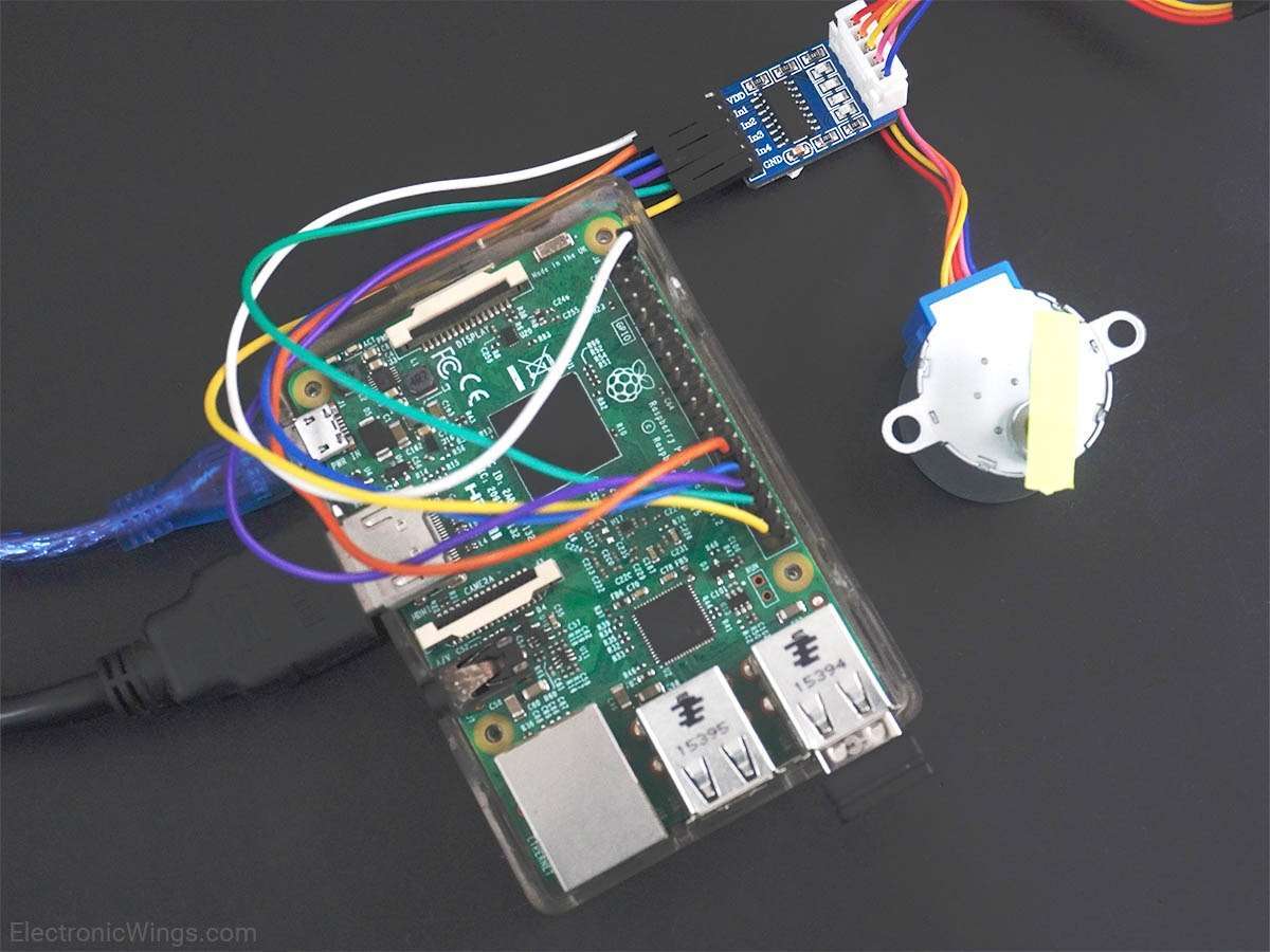 Control Stepper Motor with Raspberry pi